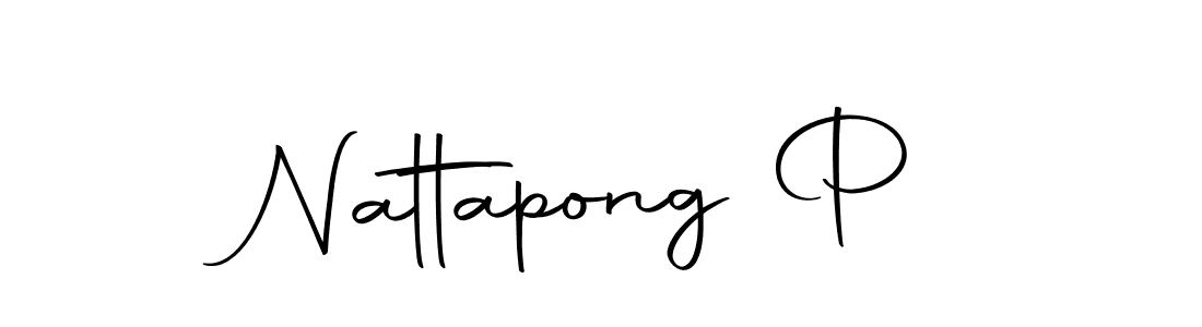 Make a beautiful signature design for name Nattapong P. With this signature (Autography-DOLnW) style, you can create a handwritten signature for free. Nattapong P signature style 10 images and pictures png