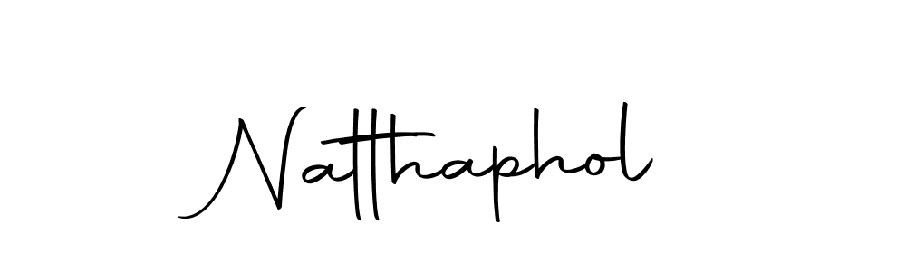 The best way (Autography-DOLnW) to make a short signature is to pick only two or three words in your name. The name Natthaphol include a total of six letters. For converting this name. Natthaphol signature style 10 images and pictures png