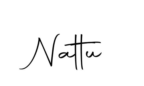 Similarly Autography-DOLnW is the best handwritten signature design. Signature creator online .You can use it as an online autograph creator for name Nattu. Nattu signature style 10 images and pictures png