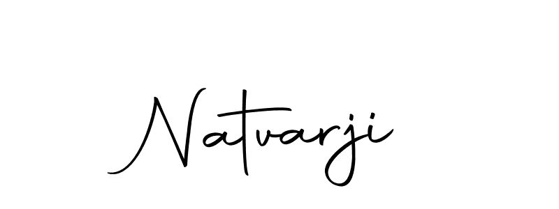 Make a beautiful signature design for name Natvarji. With this signature (Autography-DOLnW) style, you can create a handwritten signature for free. Natvarji signature style 10 images and pictures png