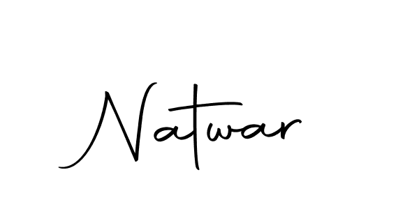 How to make Natwar name signature. Use Autography-DOLnW style for creating short signs online. This is the latest handwritten sign. Natwar signature style 10 images and pictures png