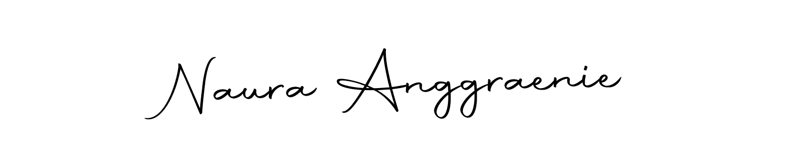 Autography-DOLnW is a professional signature style that is perfect for those who want to add a touch of class to their signature. It is also a great choice for those who want to make their signature more unique. Get Naura Anggraenie name to fancy signature for free. Naura Anggraenie signature style 10 images and pictures png
