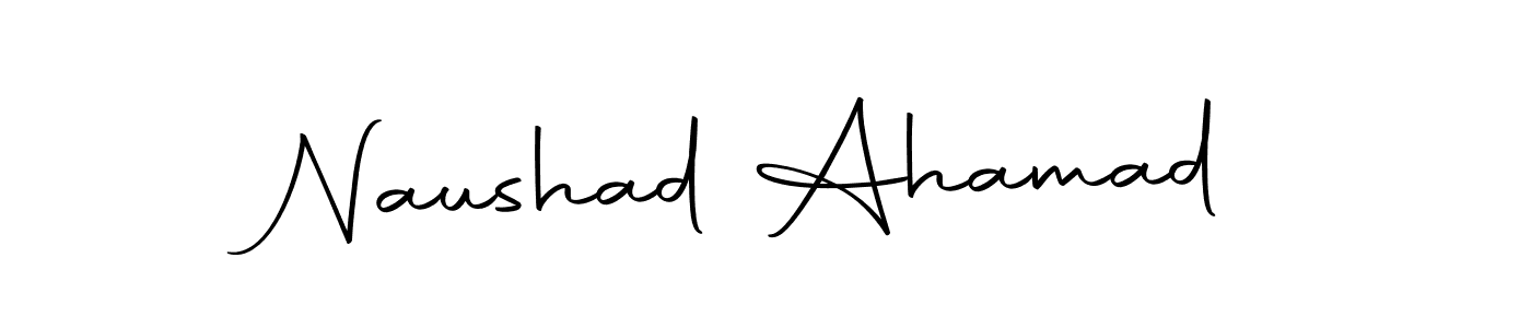 You should practise on your own different ways (Autography-DOLnW) to write your name (Naushad Ahamad) in signature. don't let someone else do it for you. Naushad Ahamad signature style 10 images and pictures png