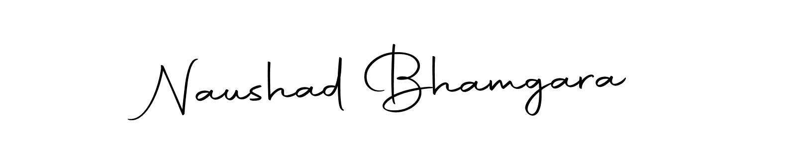 Naushad Bhamgara stylish signature style. Best Handwritten Sign (Autography-DOLnW) for my name. Handwritten Signature Collection Ideas for my name Naushad Bhamgara. Naushad Bhamgara signature style 10 images and pictures png