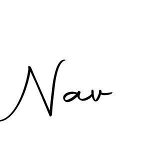 Design your own signature with our free online signature maker. With this signature software, you can create a handwritten (Autography-DOLnW) signature for name Nav. Nav signature style 10 images and pictures png