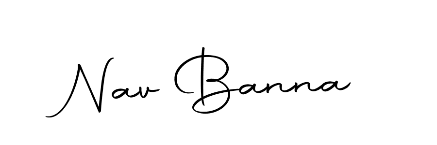 Design your own signature with our free online signature maker. With this signature software, you can create a handwritten (Autography-DOLnW) signature for name Nav Banna. Nav Banna signature style 10 images and pictures png