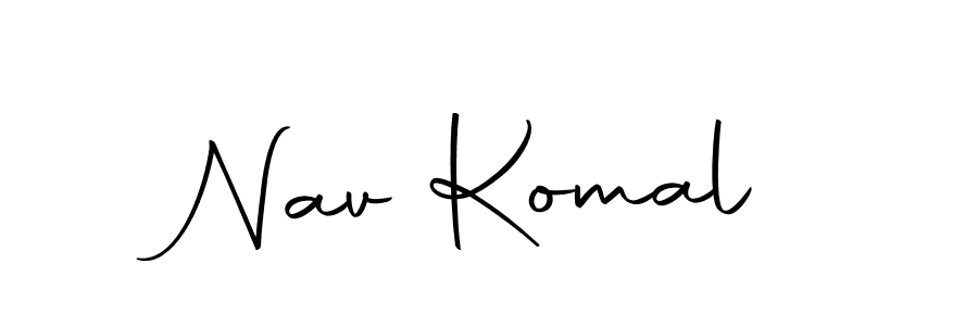 How to make Nav Komal name signature. Use Autography-DOLnW style for creating short signs online. This is the latest handwritten sign. Nav Komal signature style 10 images and pictures png