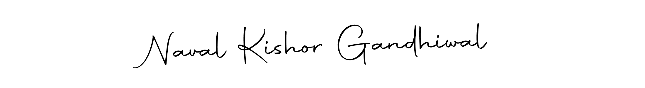 Design your own signature with our free online signature maker. With this signature software, you can create a handwritten (Autography-DOLnW) signature for name Naval Kishor Gandhiwal. Naval Kishor Gandhiwal signature style 10 images and pictures png