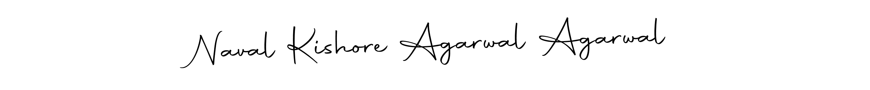 Design your own signature with our free online signature maker. With this signature software, you can create a handwritten (Autography-DOLnW) signature for name Naval Kishore Agarwal Agarwal. Naval Kishore Agarwal Agarwal signature style 10 images and pictures png