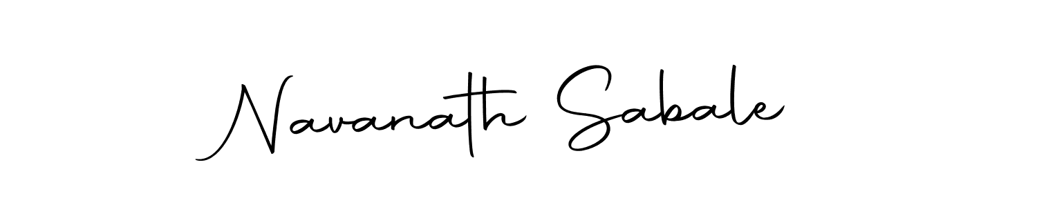 How to make Navanath Sabale name signature. Use Autography-DOLnW style for creating short signs online. This is the latest handwritten sign. Navanath Sabale signature style 10 images and pictures png