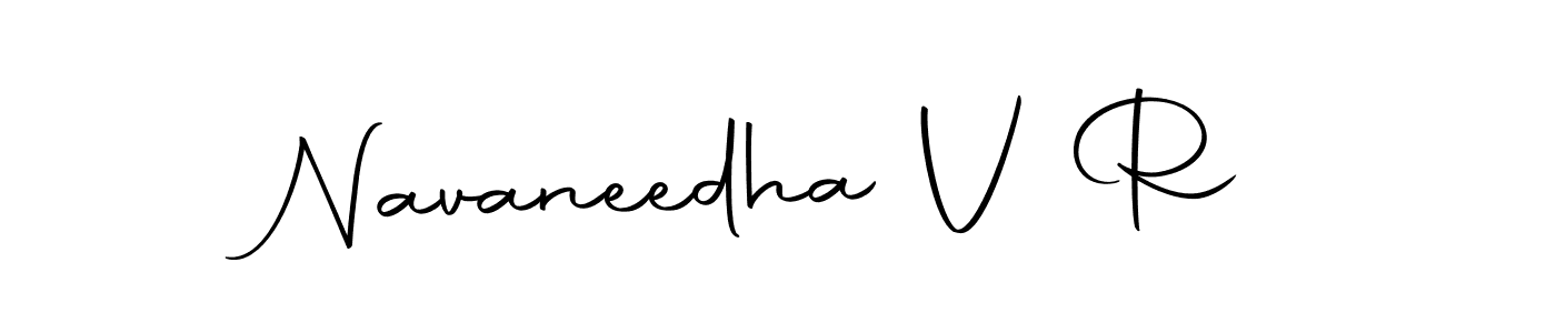 Also we have Navaneedha V R name is the best signature style. Create professional handwritten signature collection using Autography-DOLnW autograph style. Navaneedha V R signature style 10 images and pictures png