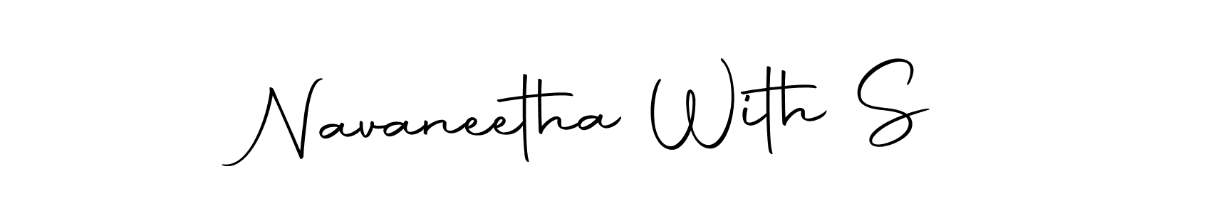 You can use this online signature creator to create a handwritten signature for the name Navaneetha With S. This is the best online autograph maker. Navaneetha With S signature style 10 images and pictures png