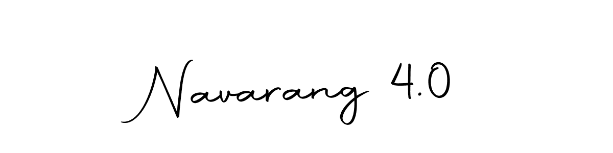 You can use this online signature creator to create a handwritten signature for the name Navarang 4.0. This is the best online autograph maker. Navarang 4.0 signature style 10 images and pictures png