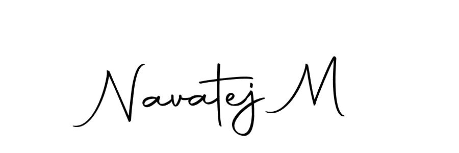 Navatej M stylish signature style. Best Handwritten Sign (Autography-DOLnW) for my name. Handwritten Signature Collection Ideas for my name Navatej M. Navatej M signature style 10 images and pictures png