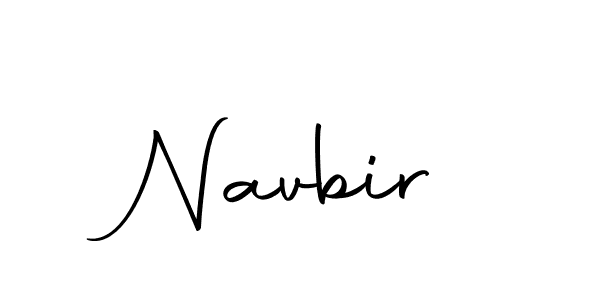 Create a beautiful signature design for name Navbir. With this signature (Autography-DOLnW) fonts, you can make a handwritten signature for free. Navbir signature style 10 images and pictures png