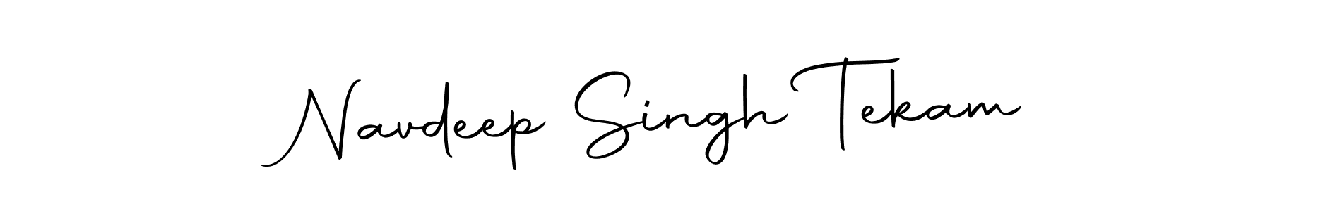 Autography-DOLnW is a professional signature style that is perfect for those who want to add a touch of class to their signature. It is also a great choice for those who want to make their signature more unique. Get Navdeep Singh Tekam name to fancy signature for free. Navdeep Singh Tekam signature style 10 images and pictures png