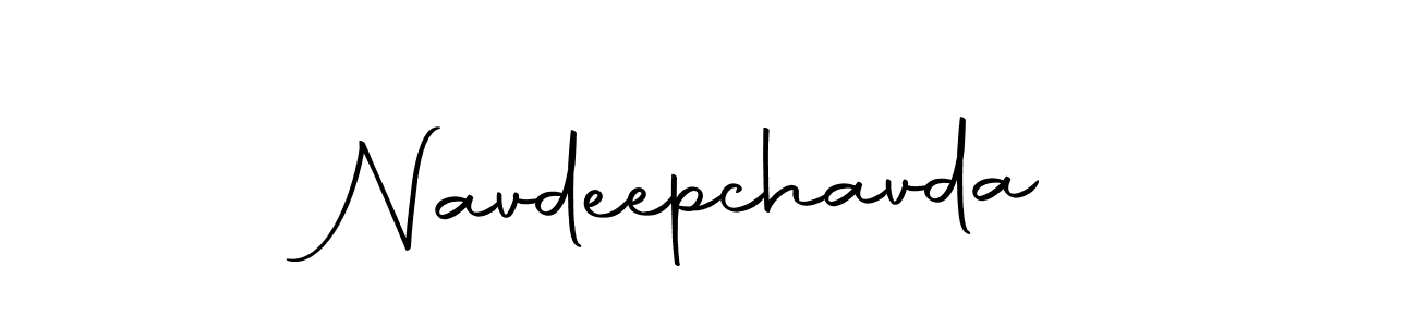 Make a beautiful signature design for name Navdeepchavda. With this signature (Autography-DOLnW) style, you can create a handwritten signature for free. Navdeepchavda signature style 10 images and pictures png