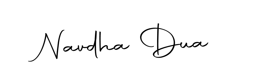 Also we have Navdha Dua name is the best signature style. Create professional handwritten signature collection using Autography-DOLnW autograph style. Navdha Dua signature style 10 images and pictures png