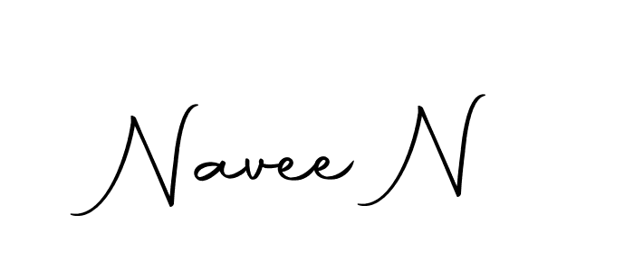 How to make Navee N name signature. Use Autography-DOLnW style for creating short signs online. This is the latest handwritten sign. Navee N signature style 10 images and pictures png