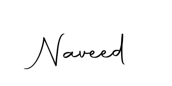 Design your own signature with our free online signature maker. With this signature software, you can create a handwritten (Autography-DOLnW) signature for name Naveed. Naveed signature style 10 images and pictures png