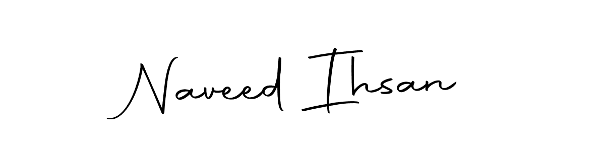 You should practise on your own different ways (Autography-DOLnW) to write your name (Naveed Ihsan) in signature. don't let someone else do it for you. Naveed Ihsan signature style 10 images and pictures png