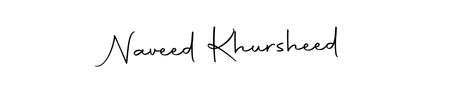 You should practise on your own different ways (Autography-DOLnW) to write your name (Naveed Khursheed) in signature. don't let someone else do it for you. Naveed Khursheed signature style 10 images and pictures png