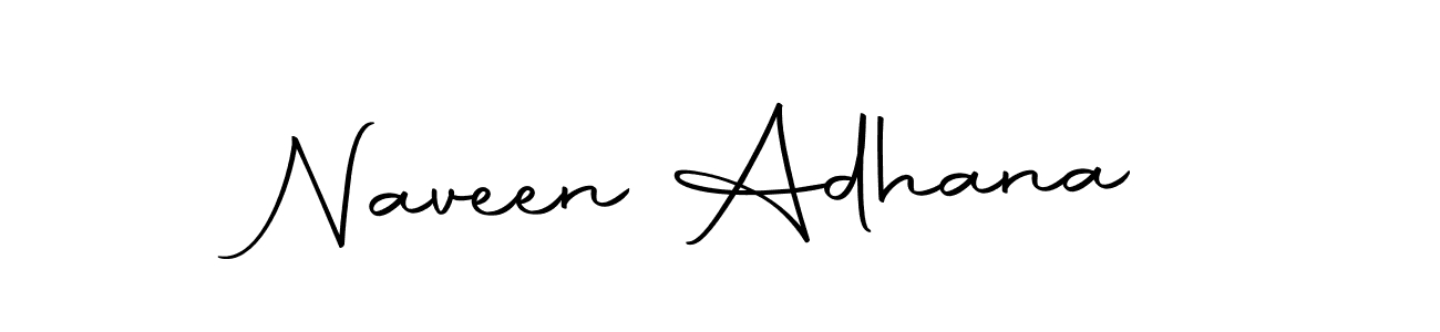 Also we have Naveen Adhana name is the best signature style. Create professional handwritten signature collection using Autography-DOLnW autograph style. Naveen Adhana signature style 10 images and pictures png