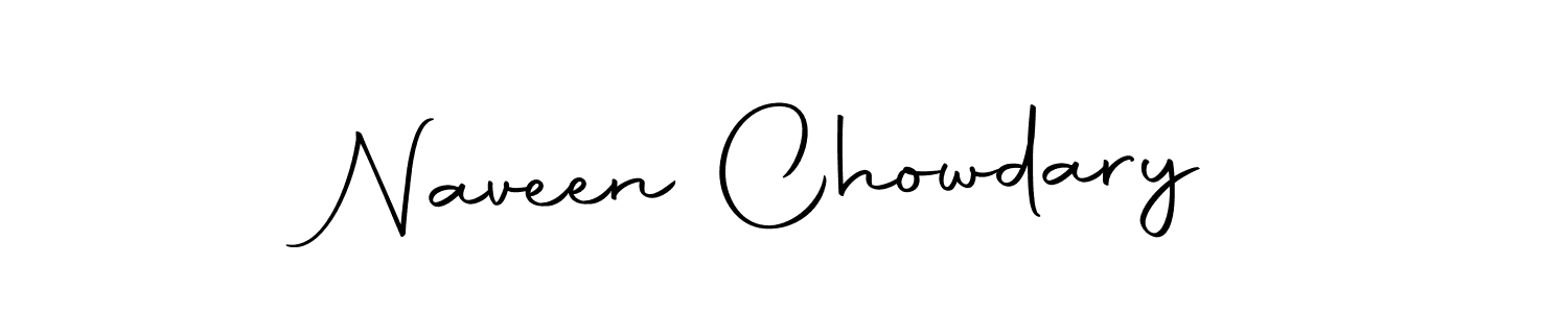Make a beautiful signature design for name Naveen Chowdary. With this signature (Autography-DOLnW) style, you can create a handwritten signature for free. Naveen Chowdary signature style 10 images and pictures png