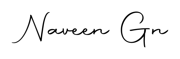 Create an unforgettable impression when signing with Naveen Gn name styled in Autography-DOLnW typography. 100% free online generator. Naveen Gn signature style 10 images and pictures png
