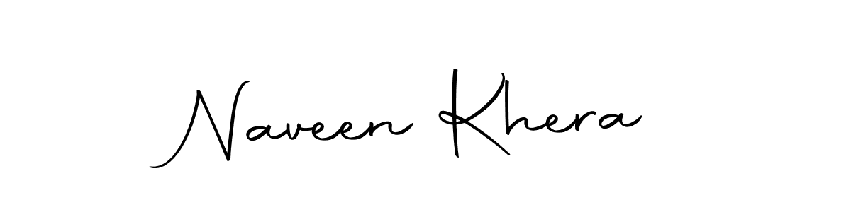 Create a beautiful signature design for name Naveen Khera. With this signature (Autography-DOLnW) fonts, you can make a handwritten signature for free. Naveen Khera signature style 10 images and pictures png