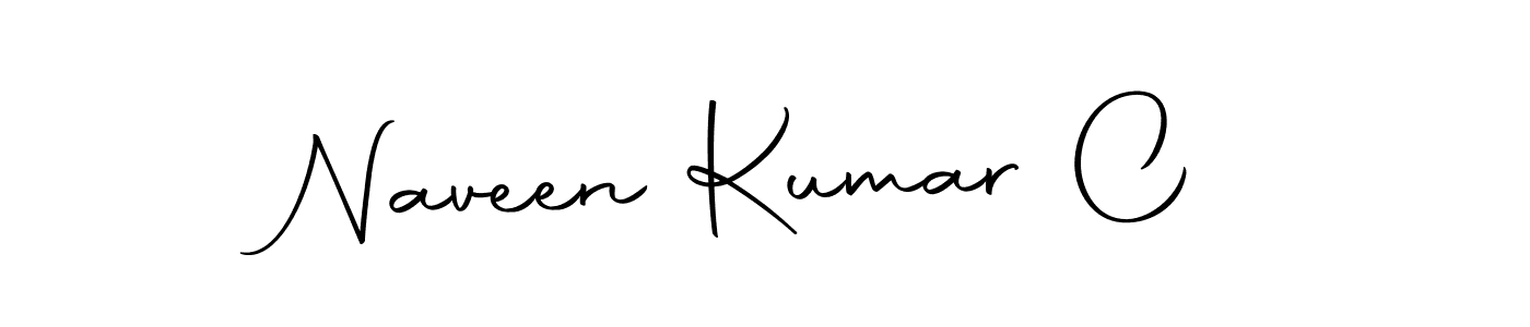 How to make Naveen Kumar C name signature. Use Autography-DOLnW style for creating short signs online. This is the latest handwritten sign. Naveen Kumar C signature style 10 images and pictures png