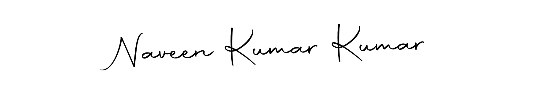 Design your own signature with our free online signature maker. With this signature software, you can create a handwritten (Autography-DOLnW) signature for name Naveen Kumar Kumar. Naveen Kumar Kumar signature style 10 images and pictures png