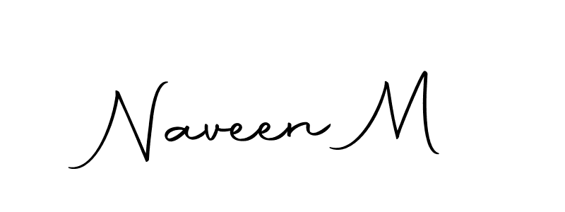 You should practise on your own different ways (Autography-DOLnW) to write your name (Naveen M) in signature. don't let someone else do it for you. Naveen M signature style 10 images and pictures png