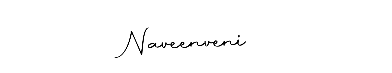 How to make Naveenveni❤️ name signature. Use Autography-DOLnW style for creating short signs online. This is the latest handwritten sign. Naveenveni❤️ signature style 10 images and pictures png