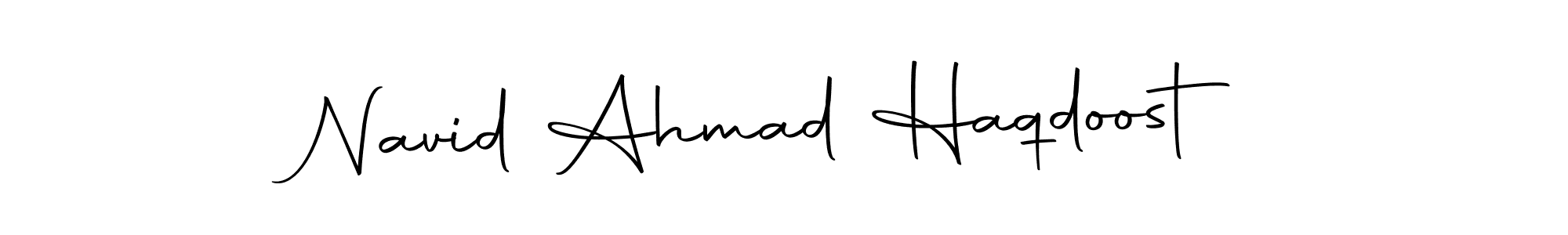 Make a beautiful signature design for name Navid Ahmad Haqdoost. With this signature (Autography-DOLnW) style, you can create a handwritten signature for free. Navid Ahmad Haqdoost signature style 10 images and pictures png