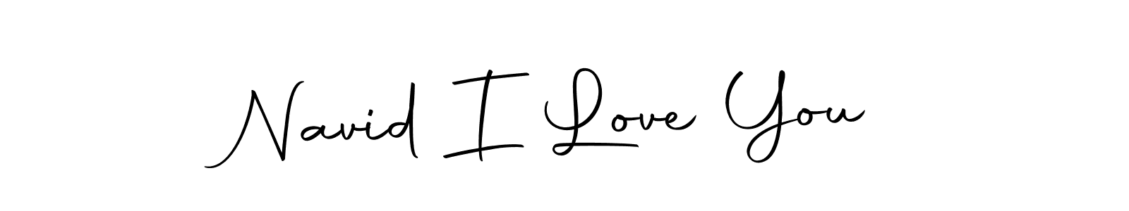 Navid I Love You stylish signature style. Best Handwritten Sign (Autography-DOLnW) for my name. Handwritten Signature Collection Ideas for my name Navid I Love You. Navid I Love You signature style 10 images and pictures png