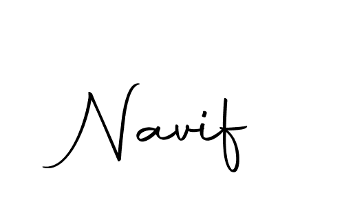 Create a beautiful signature design for name Navif. With this signature (Autography-DOLnW) fonts, you can make a handwritten signature for free. Navif signature style 10 images and pictures png
