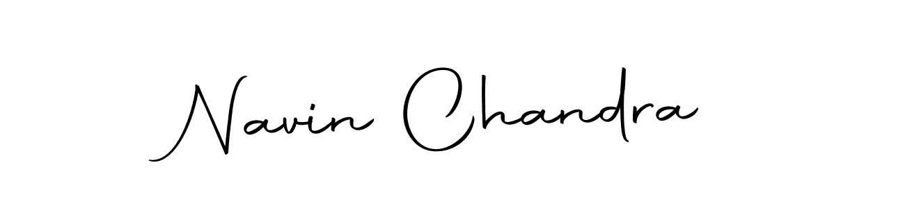 Create a beautiful signature design for name Navin Chandra. With this signature (Autography-DOLnW) fonts, you can make a handwritten signature for free. Navin Chandra signature style 10 images and pictures png