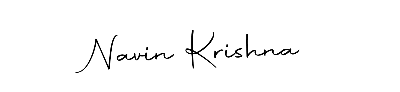 Design your own signature with our free online signature maker. With this signature software, you can create a handwritten (Autography-DOLnW) signature for name Navin Krishna. Navin Krishna signature style 10 images and pictures png