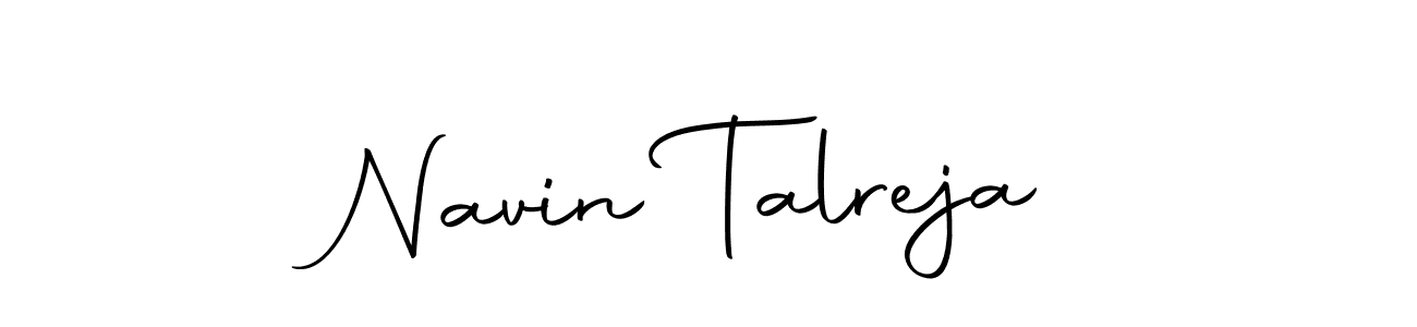 Make a beautiful signature design for name Navin Talreja. Use this online signature maker to create a handwritten signature for free. Navin Talreja signature style 10 images and pictures png