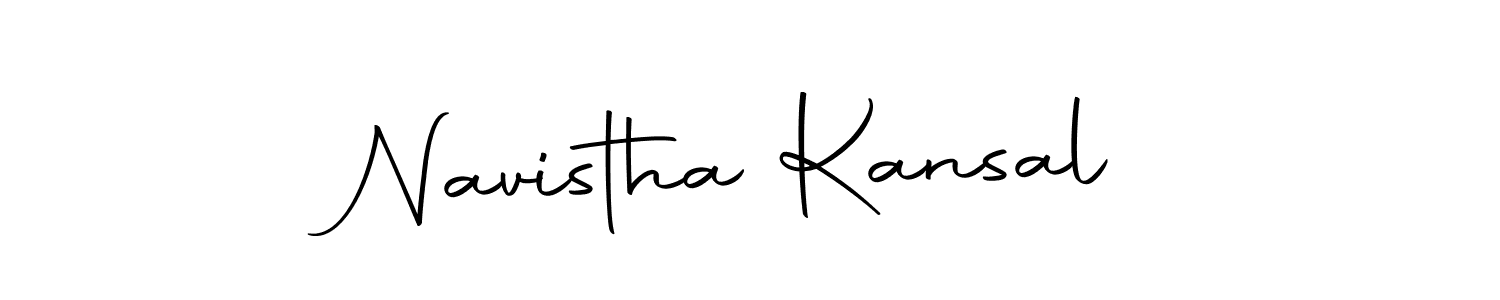 Make a short Navistha Kansal signature style. Manage your documents anywhere anytime using Autography-DOLnW. Create and add eSignatures, submit forms, share and send files easily. Navistha Kansal signature style 10 images and pictures png