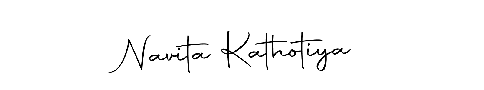 You can use this online signature creator to create a handwritten signature for the name Navita Kathotiya. This is the best online autograph maker. Navita Kathotiya signature style 10 images and pictures png