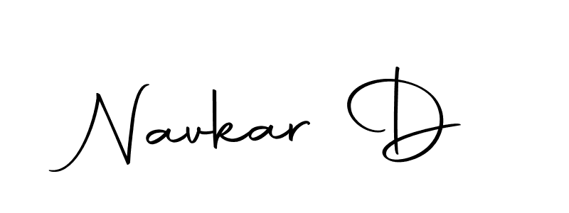 Create a beautiful signature design for name Navkar D. With this signature (Autography-DOLnW) fonts, you can make a handwritten signature for free. Navkar D signature style 10 images and pictures png