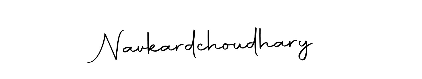 Design your own signature with our free online signature maker. With this signature software, you can create a handwritten (Autography-DOLnW) signature for name Navkardchoudhary. Navkardchoudhary signature style 10 images and pictures png