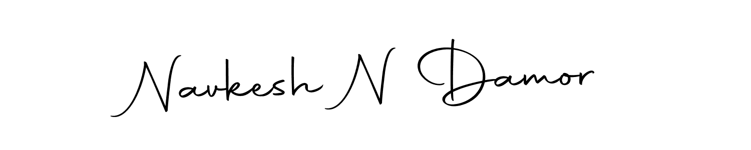 Design your own signature with our free online signature maker. With this signature software, you can create a handwritten (Autography-DOLnW) signature for name Navkesh N Damor. Navkesh N Damor signature style 10 images and pictures png