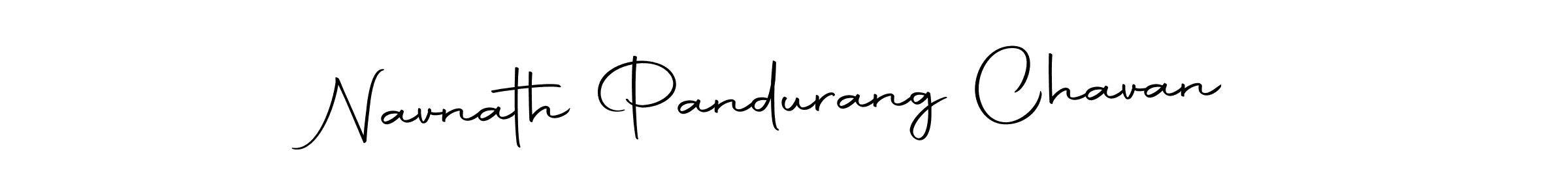 How to make Navnath Pandurang Chavan name signature. Use Autography-DOLnW style for creating short signs online. This is the latest handwritten sign. Navnath Pandurang Chavan signature style 10 images and pictures png