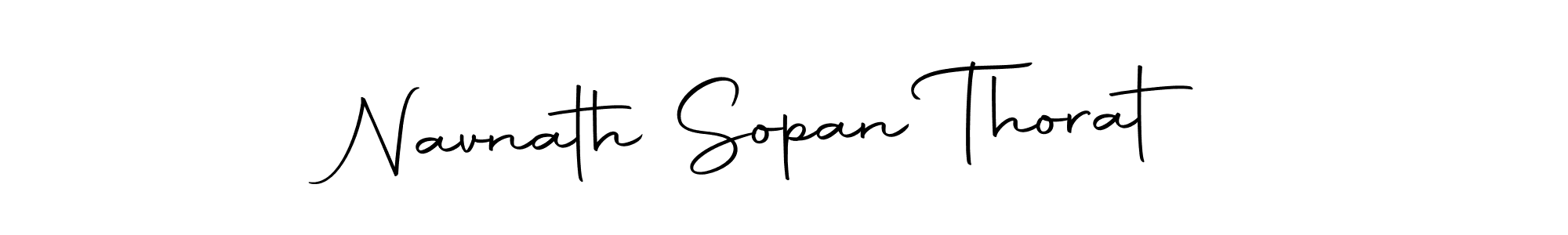 Make a beautiful signature design for name Navnath Sopan Thorat. With this signature (Autography-DOLnW) style, you can create a handwritten signature for free. Navnath Sopan Thorat signature style 10 images and pictures png