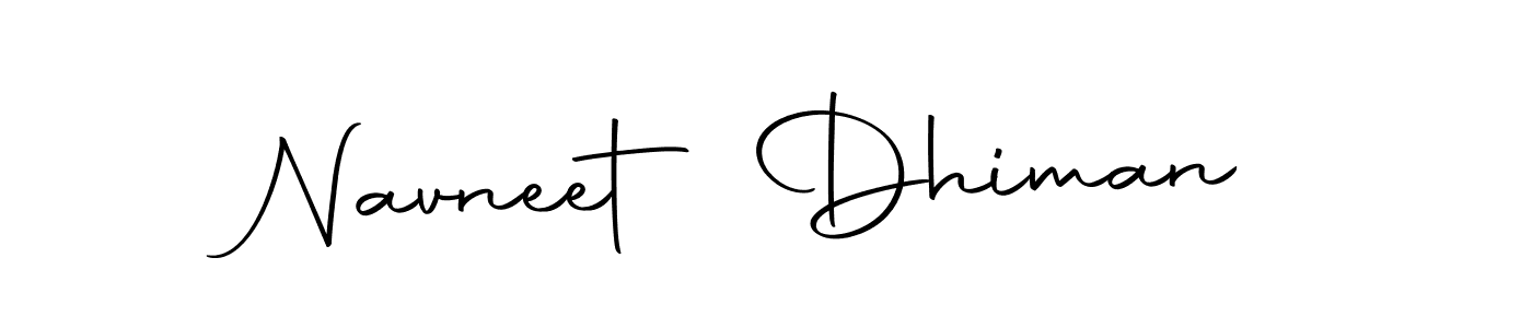 Design your own signature with our free online signature maker. With this signature software, you can create a handwritten (Autography-DOLnW) signature for name Navneet Dhiman. Navneet Dhiman signature style 10 images and pictures png