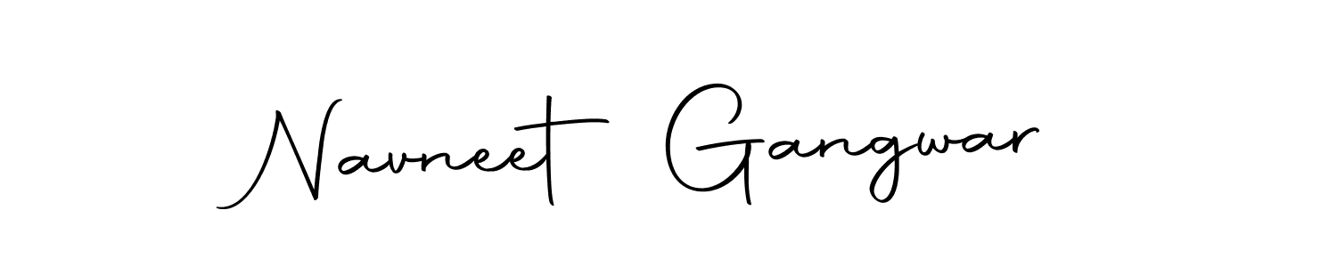 Make a beautiful signature design for name Navneet Gangwar. Use this online signature maker to create a handwritten signature for free. Navneet Gangwar signature style 10 images and pictures png