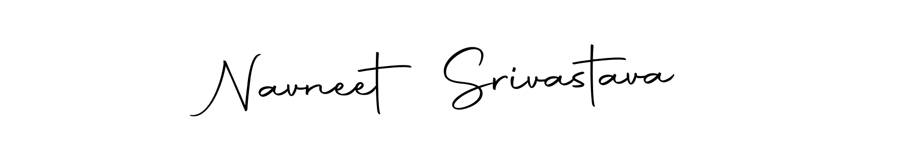 Create a beautiful signature design for name Navneet Srivastava. With this signature (Autography-DOLnW) fonts, you can make a handwritten signature for free. Navneet Srivastava signature style 10 images and pictures png